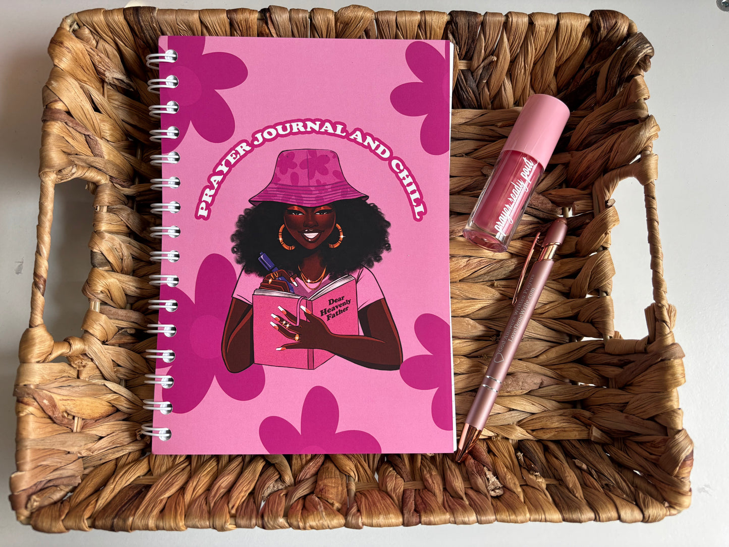 Prayer Journal & Chill Blank Lined Journal - SOFT COVER (LIMITED EDITION)