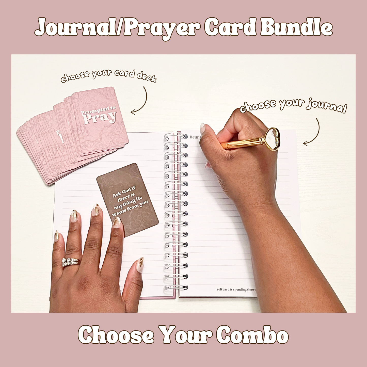 Prayer Journal & Prayer Card Bundle