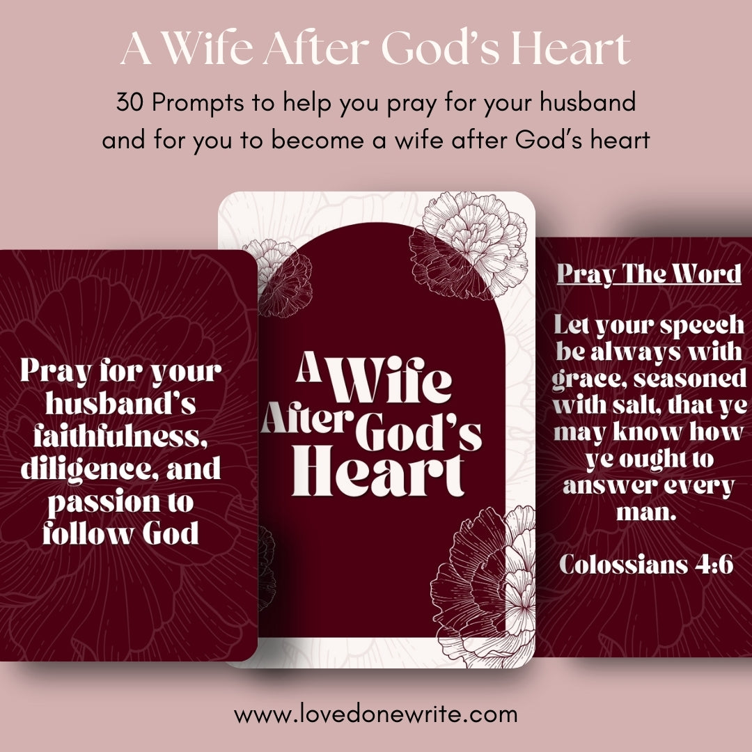 Wife After God BUNDLE (Journal & Card Deck)