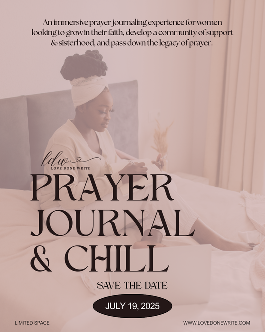 Prayer Journal & Chill